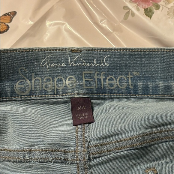 Gloria Vanderbilt shape effect flare leg smoothing panel technology high rise - Picture 7 of 12